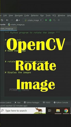 Opencv | Rotate Image In Python Clockwise, Anti-clockwise, And By 180 Degrees
