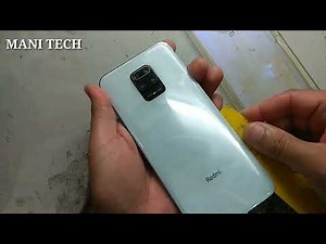 Redmi Note 9 Pro Max Back Cover Open Safely | Disassemble Tutorial