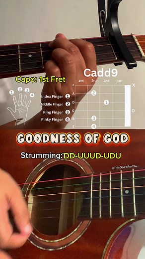 Goodness of God: Easy Guitar Chords Tutorial