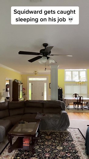 Squidward Caught Sleeping On The Job! 😂