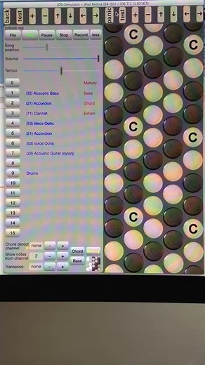 How to learn playing accordion with MIDI files