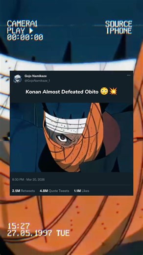 Obito vs Konan 🔥 Deadliest Paper Bomb Trap #anime #narutoshippuden #shorts