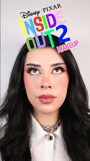 INSIDE OUT 2 MAKEUP 🟢🟡🟠🔴🟣🔵 #insideout #insideout2 #makeuptutorial