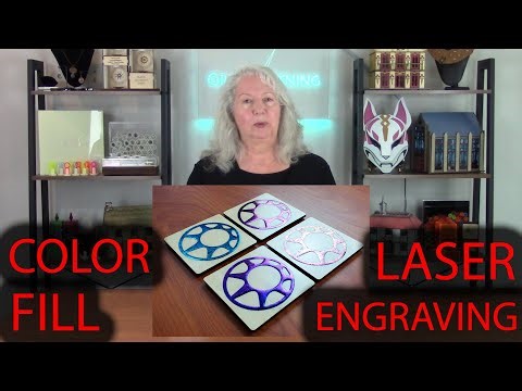 How to Add an Iridescent Color Fill to Your Laser Engraving