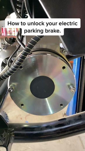 How to unlock the electric motor parking brake on your ICON! You do not have to take the tire off, I took it off to make it easier to see. 6mm Allen Head Wrench. Golf Carts 4 Fun Fort Worth, TX 76135 817-237-GOLF Tues-Fri 9am-6pm Sat 9am-2pm Closed Sun-Mon