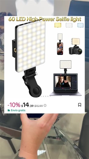 60 LED High Power Selfie Light for Perfect Photos