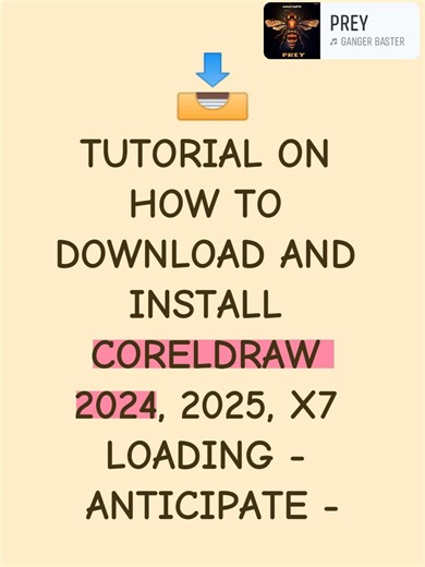 HOW TO DOWNLOAD AND ACTIVATE CORELDRAW 2025, 2024, X7 LOADING. KINDLY ANTICIPATE. | Paul Thompson