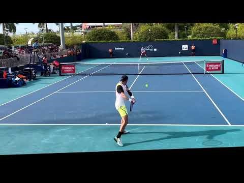 ドレイパーのバックハンドストローク（スロー）/ Jack Draper Backhand Stroke Slow Motion