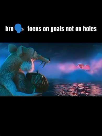 Always focus on goals #shorts #ice age: continental drift