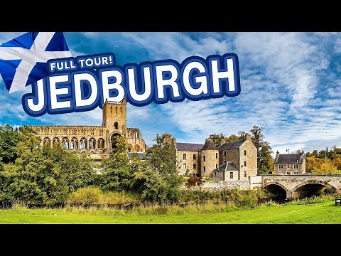 JEDBURGH | Full Tour of historic Jedburgh Scotland from Abbey to Castle | 4K Walking Tour