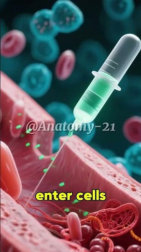 Insulin & Diabetes Explained in 3D #Insulin #Diabetes #BloodSugar #GlucoseMetabolism #Anatomy3D