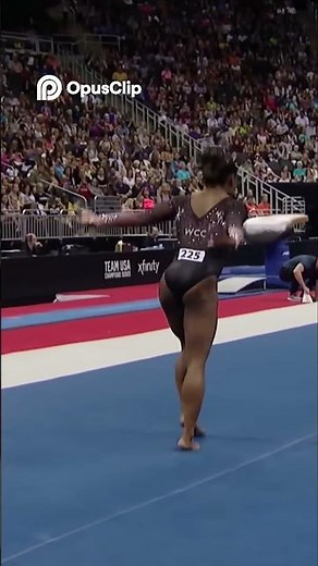 Simone Biles Epic Floor Routine! #simonebiles #shorts