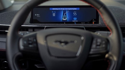 Ford releases new BlueCruise with automatic lane change on 2025 Mustang Mach-E