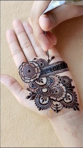 New very easy front hand mehndi design #shorts #mehandi #hennadesign #hennatattoo #mehndidesign