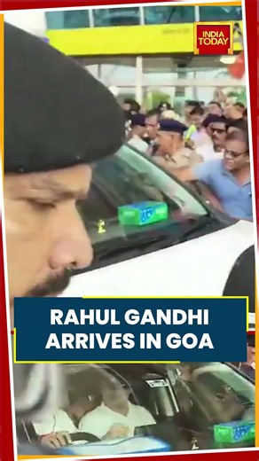Rahul Gandhi Arrives In Goa For Congress’s Goy Rakhonn Yatra, ‘Save Goa March’ #shorts