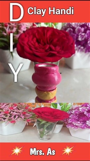 Mini Clay Kitchen Set 💡| Clay Handi | #diy #clayart #shorts