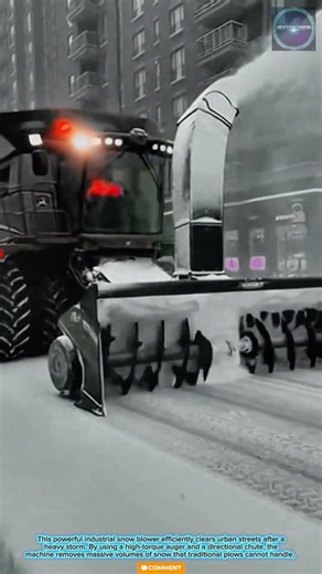Pov & Cool: Industrial Snow Blower for Rapid Snow Removal in Urban Streets