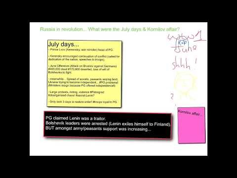 July Days and Kornilov affair - 1917