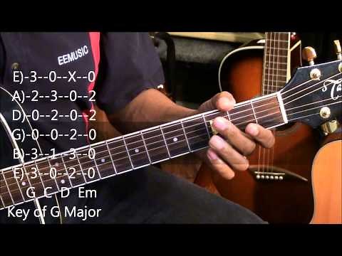 Understanding Keys On Guitar Easy Lesson Tutorial w Chord TABS ‪@EricBlackmonGuitar‬