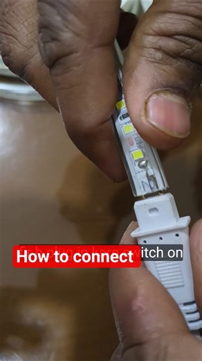 how to connect rope light ll Rope light connection #ropelight #lighting #diy