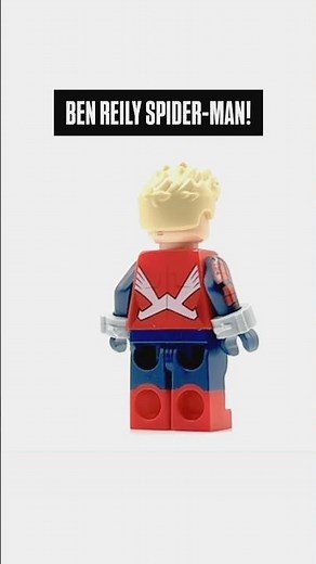 How To Make A LEGO BEN REILLY SCARLET SPIDER Minifigure! #shorts #summeronshorts