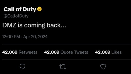 Does this mean DMZ is coming back... | ElClaptain