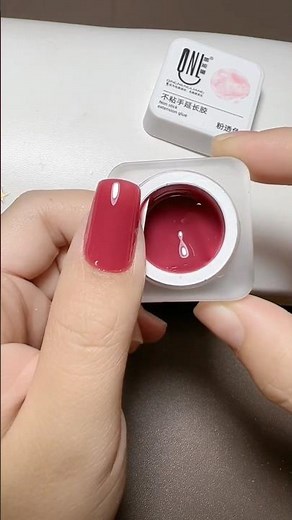 💅Non-Sticky Nail Extension Gel Tutorial |Flawless Nail Extensions #makeuptutorial #beautytips #viral
