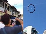 Locals bemused at sighting of 'UFOs' in George Town, Malaysia