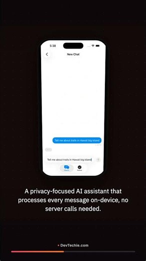 This AI Chatbot Runs 100% On-Device in SwiftUI