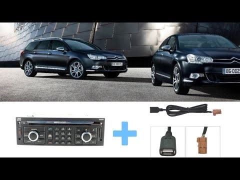 Citroen C5 X7 RT4 activate USB mp3 support with DiagBox or MiraScript