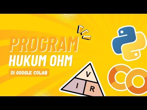 Menghitung Tegangan, Arus, & Hambatan Otomatis! (Program Hukum Ohm di Python) ⚡