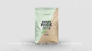 Brown Rice Protein, Plant-Based Protein Powders