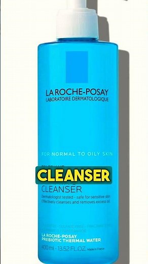 La Roche-Posay Purifying VS Hydrating Cleanser #shorts #cleanser #skincare