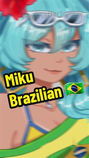 Brazilian Hatsune Miku Drawing Tutorial