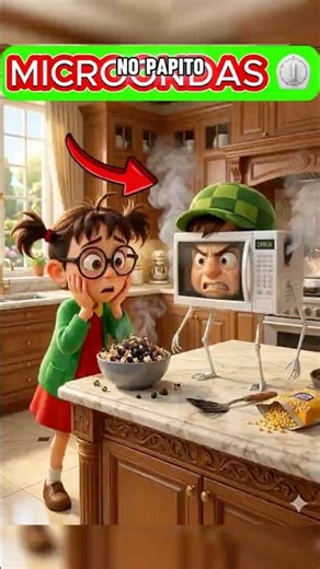 CHAVITO MICROONDAS⏲️ ESTÁ MOLESTO CON CHILINDRINA😡💔😭