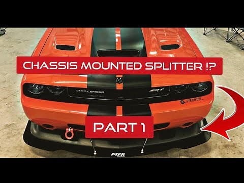 Challenger front splitter install!