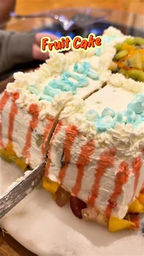 Fruit Cake #fruitcake #cakedecorating #healthycake