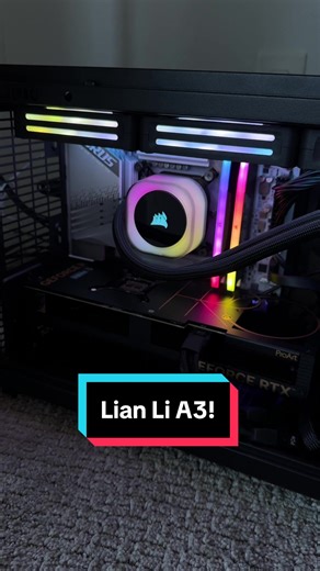 I built my first MATX PC with the Lian Li A3 case! It has a 14900k and a 4080 Super GPU! I might add 3 more #qx120 fans. #matx #lianlia3 #14900k #4080super #proart #corsair #aio #intel #aorusgamingpc #matxpc #fyp #viral #parati