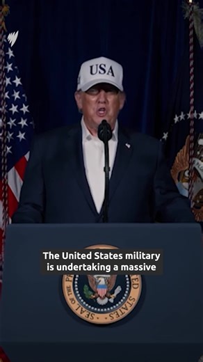 US President Donald Trump said on Saturday that the United States had started