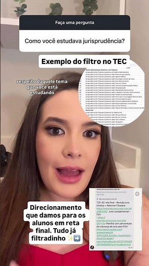 How to study case law using TEC concursos?
