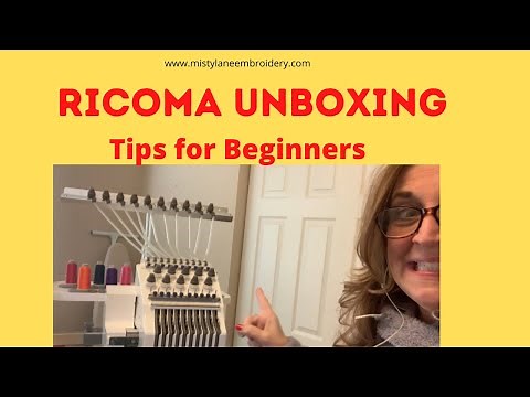 Unboxing the Ricoma EM 1010 - How to set it up right and avoid thread breaks and frustration!