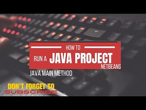 How to Run Java Program- Java Main Method Explained (Part1)