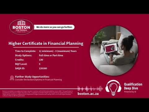 Deep Dive: Higher Certificate in Financial Planning