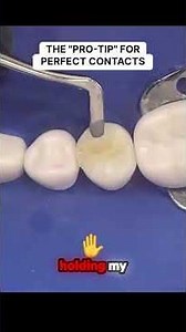 THE "PRO-TIP" FOR PERFECT CONTACTS