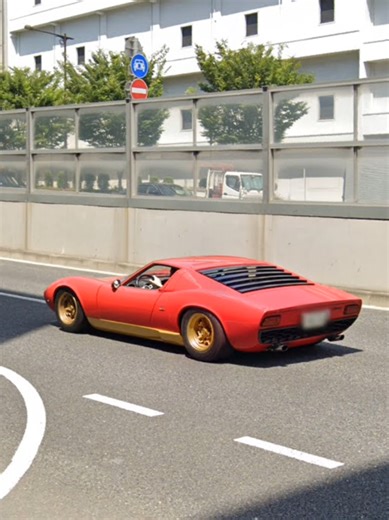 Réponse à @rkaa_7 What next ? #lamborghini #miura #japan #googlemaps #cars
