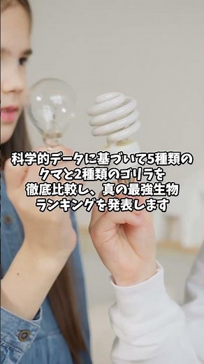 ゴリラVSクマ5種類を徹底比較！意外すぎる最強ランキングTOP5を発表【野生動物の真実】 #雑学 #クマ #ゴリラ