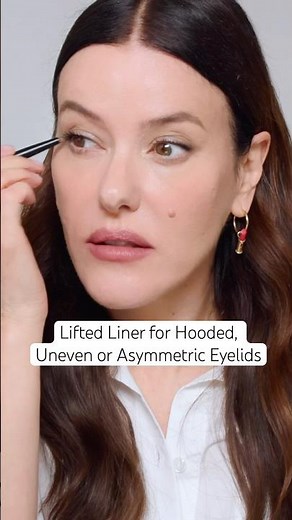 Watch my latest tutorial! Lifted Liner for Hooded, Uneven or Asymmetric Eyelids #makeup #tips #lisa