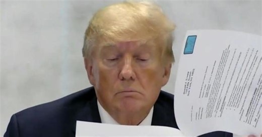 Video of Trump deposition shows former president pleading the Fifth