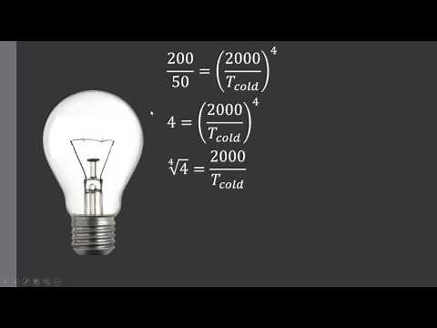 Stefan Boltzmann Law Examples