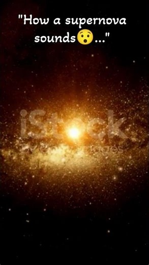 how a supernova sounds #cosmicexploration #universe #cosmolog #spacesuccess #spacefacts